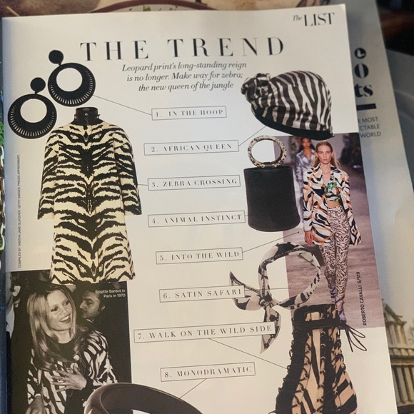 Zara basic Zebra print crop brazer jacket - Picture 4 of 5